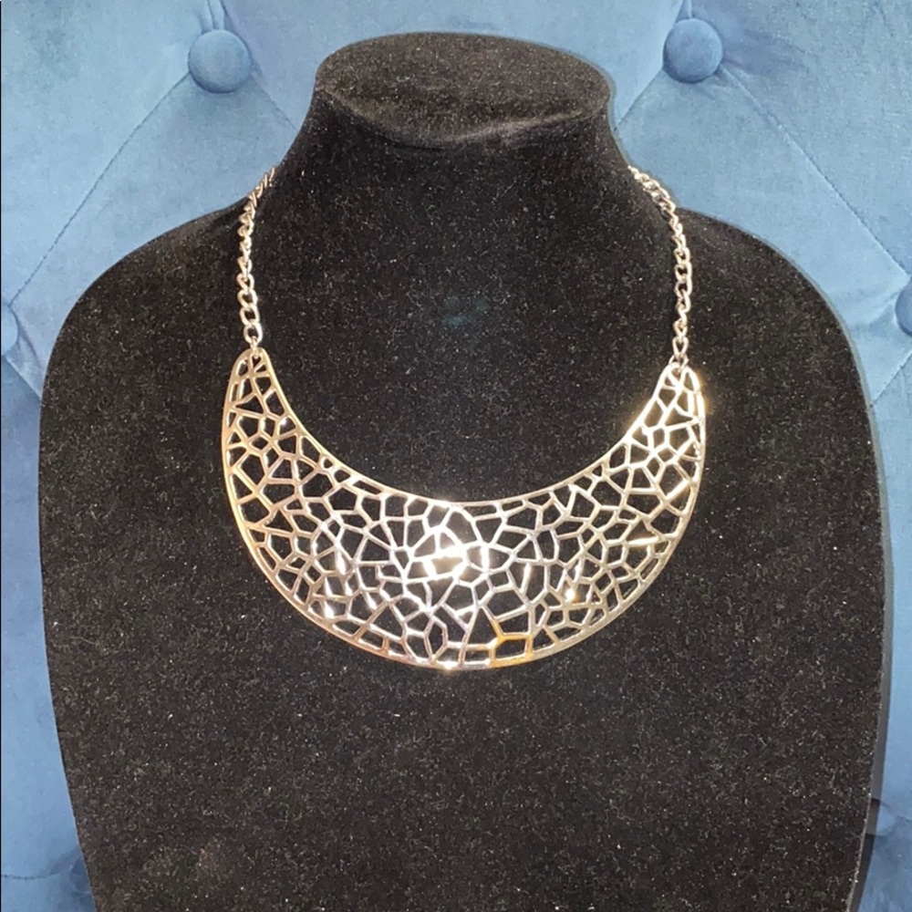 BOGO‼️ (same price) Silver Cage Necklace